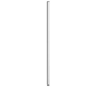 Panneau de séparation à lattes verticales - 70-240 cm de haut, design du sol au plafond, paravent en bois blanc pour salon et entrée - 75 cm / 29 in, solution élégante d'intimité