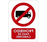Panneau de signalisation en PVC - Panneau d'interdiction - Contrôle routier - Matériau résistant aux intempéries - Format A4 - Rouge