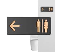 Panneau De Signalisation Toilettes Panneau De Direction Pour Toilettes En