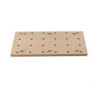 Panneau de spoilboard en MDF pour routeur CNC 3018, panneau de densité 300 x 180 x 12 mm, base de protection d'établi avec grille d'échelle pour mini fraiseuse CNC