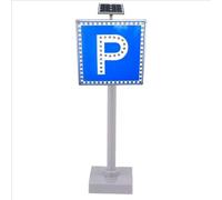 Panneau de stationnement extérieur à DEL solaire pour événements, 61 cm (24 | Panneau de stationnement à LED solaire pour événements extérieurs, 61 cm (24 pouces), forte luminosité, installation facile
