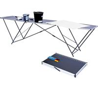 Panneau de tablier - Pliable - Table pliante - Table pliable - Table de travail - Table multifonctions - 3 mètres - Capacité de charge 30 Kg