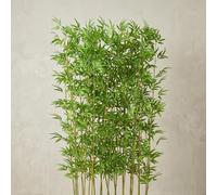 Panneau de Tiges de Bambou Factice, Brise-Vue pour Jardin Extérieur | Écran d'Intimité en Bambou Artificiel, Clôture Séparateur Décoratif de Terrasse.(1m/3.3ft tall,30 Bamboo)