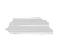 Panneau de Toit Acrylique Transparent 40x30cm pour Cour et Véranda | Résistant aux Chocs, Surface Lisse, Anti Jaunissement, Installation Facile, pour Toits à Petites Tuiles