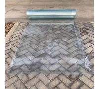 Panneau de toit en polycarbonate transparent pour abris de jardin et auvents d'extérieur - Housse de rechange résistante aux UV en fibres solides durables et facile à installer