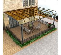 Panneau de toit transparent en polycarbonate pour pergola, serre, abri de | Plaque en polycarbonate de 1,2 mm d'épaisseur, 60 x 100 cm, à utiliser comme panneau de toit incassable ou couverture de