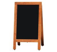 Panneau de trottoir noir ardoise mélamine Olympia - 1200 x 700