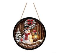 Panneau de vacances d'intérieur à suspendre 30 cm LED Let It Snow (FGGP080) | Éclairage LED, texte Let It Snow, lueur chaleureuse du soir, taille 30 cm, rehausseur d'ambiance festive