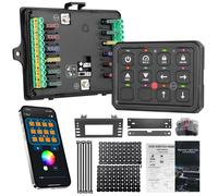 Panneau deà 12 interrupteurs RGB, avec Bluetooth, étanche et multifonctionnel