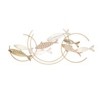 Décoration murale Mauro Ferretti Fishy Move Multicolore 142,9x5x61,6 cm
