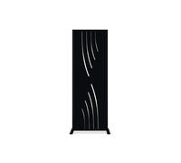 Panneau décoratif en métal - CASANOOV - Lot de 2 - Modèle VELETA - 160 x 60 cm - Motifs Nature sur tout le panneau