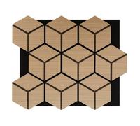 Panneau décoratif mural Clint beige 56x69cm - Atmosphera Créateur d'intérieur