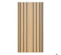 Panneau décoratif mural Colva beige fond noir 120x60cm - Atmosphera Créateur d'intérieur
