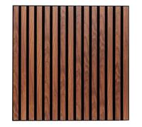 Panneau décoratif mural Colva bois foncé 60x60cm - Atmosphera Créateur d'intérieur