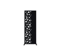 Panneau décoratif noir - CASANOOV - Modèle SUNNY - Motifs Galets côté gauche - 160 x 60 cm - 4 modes de fixation