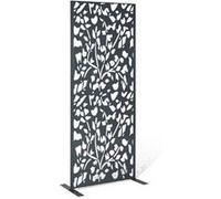 IDMarket Panneau décoratif universel FLOWER 150 x 50 cm gris