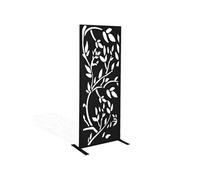 Panneau décoratif universel 150 x 50 CM LIS noir mat
