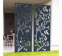 Panneau Décoratif Universel 160 X 60 Cm Lis Gris Gris