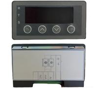 Panneau d'entrée analogique prenant en charge les signaux 0-10 V 4-20 mA avec affichage LED de 1,4 cm Communication RS485 et design compact 79 x 43 mm Gris (édition standard)