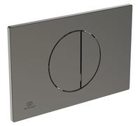 Panneau depour mécanismes de chasse d'eau Prosys, bouton à deux volumes, ABS, gris magnétique