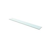 vidaXL Panneau d’étagère Verre Transparent 110 x 15 cm