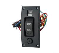 Panneau d'interrupteur de cale avec capteur d'eau automatique, contrôleur 12 V 24 V DC, étanchéité IP66, système d'alarme de bateau marin, haute eau, bouton de commande manuel pour bateau