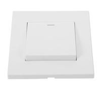 Panneau D'interrupteur Mural 10a 220v Encastré 86, Simple Élégant | Double Commande, Protection Multiple, Toucher Délicat, Usage Domestique, Blanc, PC et Bronze Phosphore Étamé