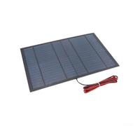 Panneau DIY 10W 18V Résine Époxy Durables Panneau DIY 10W 18V | Sortie stable 18V 10W, câble 200cm, silicium polycristallin, pour idéal bricolage, recharge batterie