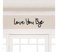 Panneau en bois Love You Bye, Art pour salon, entrée, décoration de porte de ferme, Art décoratif familial