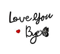 Panneau en bois Love You Bye, décoration d ' intérieur, décoration murale, exprimez l ' amour et la pour les amoureux de votre famille, décoration murale, You Bye, panneau en bois pour de