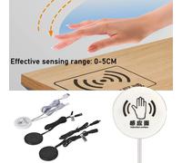 Panneau en bois pénétrable de 25mm, capteur tactile sans fil, interrupteur de lumière LED, contrôle de balayage manuel 12V 24V 60W, variateur tactile à intensité variable Central control 3P-A