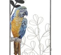 Décoration murale Mauro Ferretti Parrot Multicolore 28,6x2,5x74,3 cm