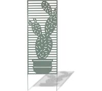 Panneau en métal Deco Panel bleu/vert - 0,60 x 1,50 m - pose murale ou sur sol meuble