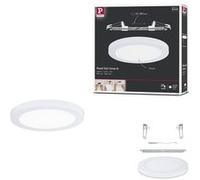 Panneau encastré LED 2in1 Cover-it rond 225mm 16,5W 1200lm 4000K Blanc dépoli Blanc