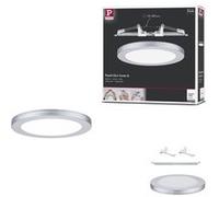 Panneau encastré LED 2in1 Cover-it rond 225mm 16,5W 1200lm 4000K Chrome mat Chrome mat