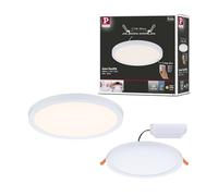 Panneau encastré LED Paulmann VariFit Areo 13 W 3 000 K IP44 blanc | Panneau encastré rond de 1 200 lm, 3 Step Dim, montage flexible, en matière plastique, pour montage au plafond