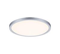 Panneau encastré LED Paulmann VariFit Areo 16 W 3 000 K chrome | IP44, dimmable à l'aide d'un interrupteur, ressorts de fixation flexibles, lumière blanche chaude, pour montage au plafond