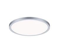 Panneau encastré LED Paulmann VariFit Areo 16 W 4 000 K chrome mat | IP44, 3 Step Dim, lumière blanche neutre diffusée sur toute la surface, installation encastrée, avec matériel de montage
