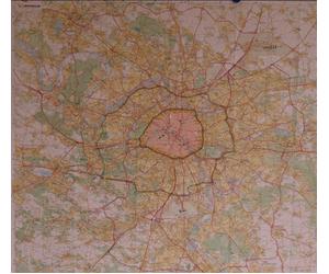 Panneau épinglable - Banlieue de Paris - 134 x 100 cm | Michelin