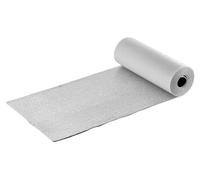 Panneau isolant anti-rayonnement, composé de feuille d'aluminium, de noyau en mousse EPE, dimensions 610 mm x 5486,4 mm x 6 mm, adapté aux portes de garage pour 2 voitures, paquet de 4