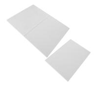 Panneau Isolant en Fibre Céramique 3 Pièces Haute Température | Plaque Rigide Haute Densité, Découpe Facile Selon Besoin, pour Fours et Chaudières, Entretien Simplifié