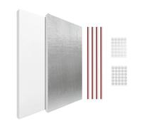 Panneau Isolant Latéral Pour Climatiseur De Fenêtre,Joint Isolant Réducteur de Bruit et Anti-Courant d'Air,Kit De Panneaux Latéraux Pour Climatiseur | Pour Dortoir Hôtel Salon Chambre Intérieur Extéri