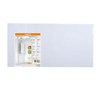 Panneau isolant XPS avec primaire - PVG - 1 m x 0 5 m x 4 mm - Texture lisse - Gris - Intérieur - Murs