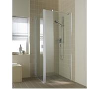 Panneau latéral de Kermi RAYA TWD 10020, RATWD100201PK, Couleur: Argent Mat brillant brillant Verre véritable transparent Nettoyant nettoyant