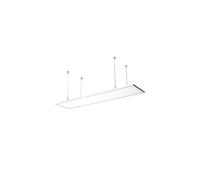 Panneau LED 120x60 cm 60W 6000lm High Power BOKE + Kit en Suspension No Flicker 3000K Individuel Blanc chaud