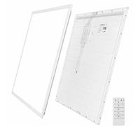 Panneau LED 28W 60x60 BLANC dimmable 150lm/W avec détecteur de mouvement + Télécommande - Pack de 2 - Blanc Neutre 4000K - 5500K - SILAMP
