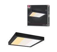Panneau Led Abia 2 White Select Détecteur De Mouvement Crépusculaire (Hf) Carré 300x300mm 14w 900lm 2700 - 4000k Noir