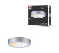 Panneau Led Abia 2 White Select Détecteur De Mouvement Crépusculaire (Hf) Rond 170mm 9,5w 1100lm 2700 - 4000k Chrome Mat