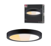 Panneau Led Abia 2 White Select Détecteur De Mouvement Crépusculaire (Hf) Rond 300mm 14w 1000lm 2700 - 4000k Noir