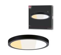 Panneau Led Abia 2 White Select Détecteur De Mouvement Crépusculaire (Hf) Rond 400mm 16w 1400lm 2700 - 4000k Noir